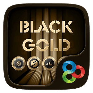 Black Gold GO Launcher Theme