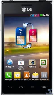 Телефон LG Optimus L5 Dual